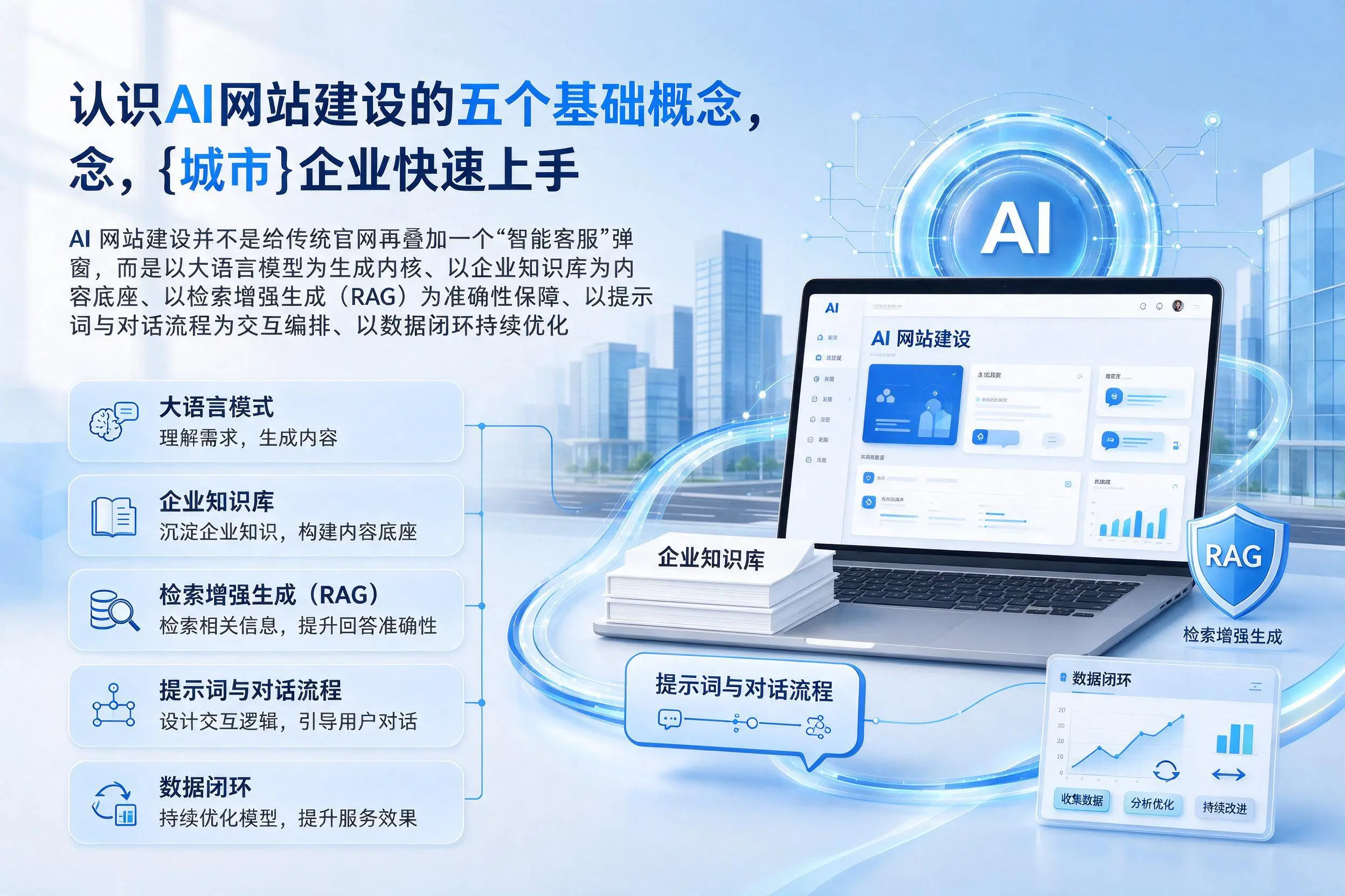 认识AI网站建设的五个基础概念,天水企业快速上手